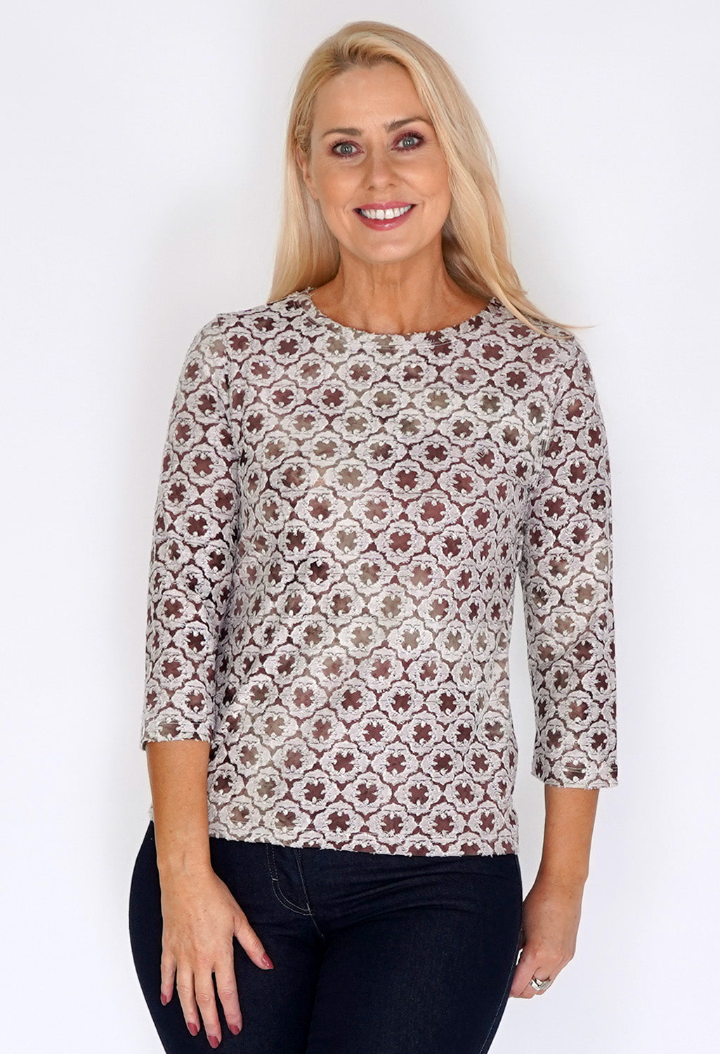 Bicalla Lace Textured Top