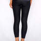 Black Snake Skin Fleece Lined Leggings