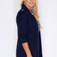 Navy Open Knit Cardigan-1