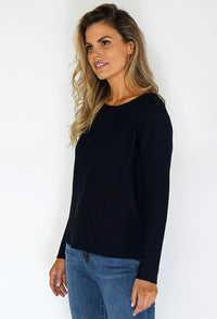 Navy Knit Jumper