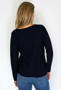 Navy Knit Jumper