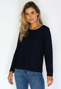 Navy Knit Jumper