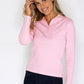 Twist Pink Pleated Shoulder Top