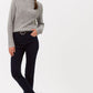 Brax Navy Mary Jeans in Short Leg