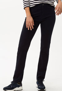 Brax Navy Mary Short Leg Jeans