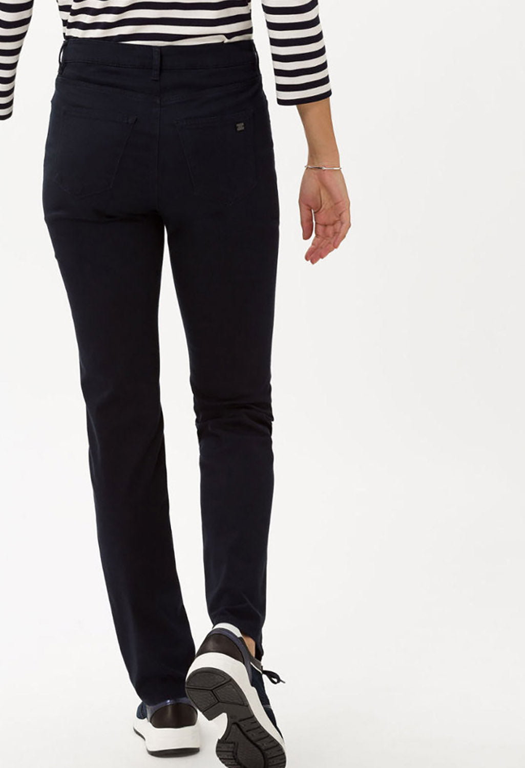 Brax Navy Mary Short Leg Jeans