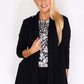 Sophie B Black Open Knit Cardigan