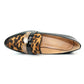 Lunar Black Loafer with Ocelot Print