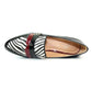 Lunar Black Loafer with Zebra Print