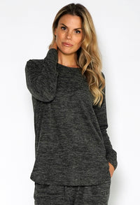 Two Piece Knit Lounge Wear Set