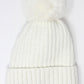 Off White Bobble Hat