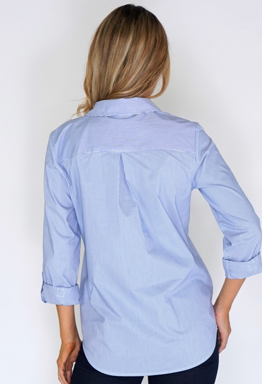 Blue Fine Stripe Shirt