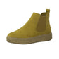 Mustard Faux Suede Ankle Boot