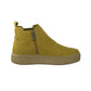 Mustard Faux Suede Ankle Boot