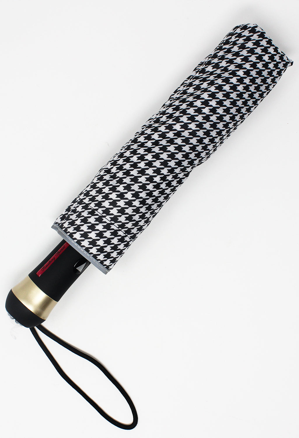 Hounds Tooth LED Torch Umbrella