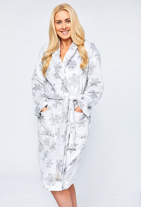 Light Grey Luxury Dressing Gown