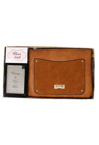 Tan Clever Clutch Gift Set