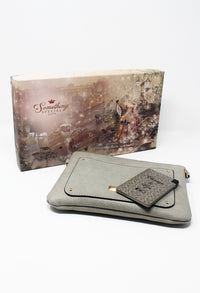 Grey Clever Clutch Set