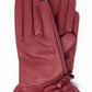 Dusty Pink Genuine Leather Gloves