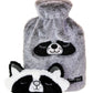 Raccoon Hot Water Bottle and Eye Mask Gift Set