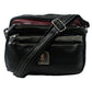 Black Crossbody Bag with Front Pockets-1