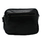 Black Crossbody Bag with Front Pockets-1