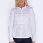 White Shirt with Front Lace Panels