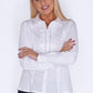 White Shirt with embroidered front