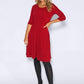 Red Knit Dress