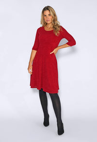 Red Knit Dress