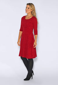 Red Knit Dress