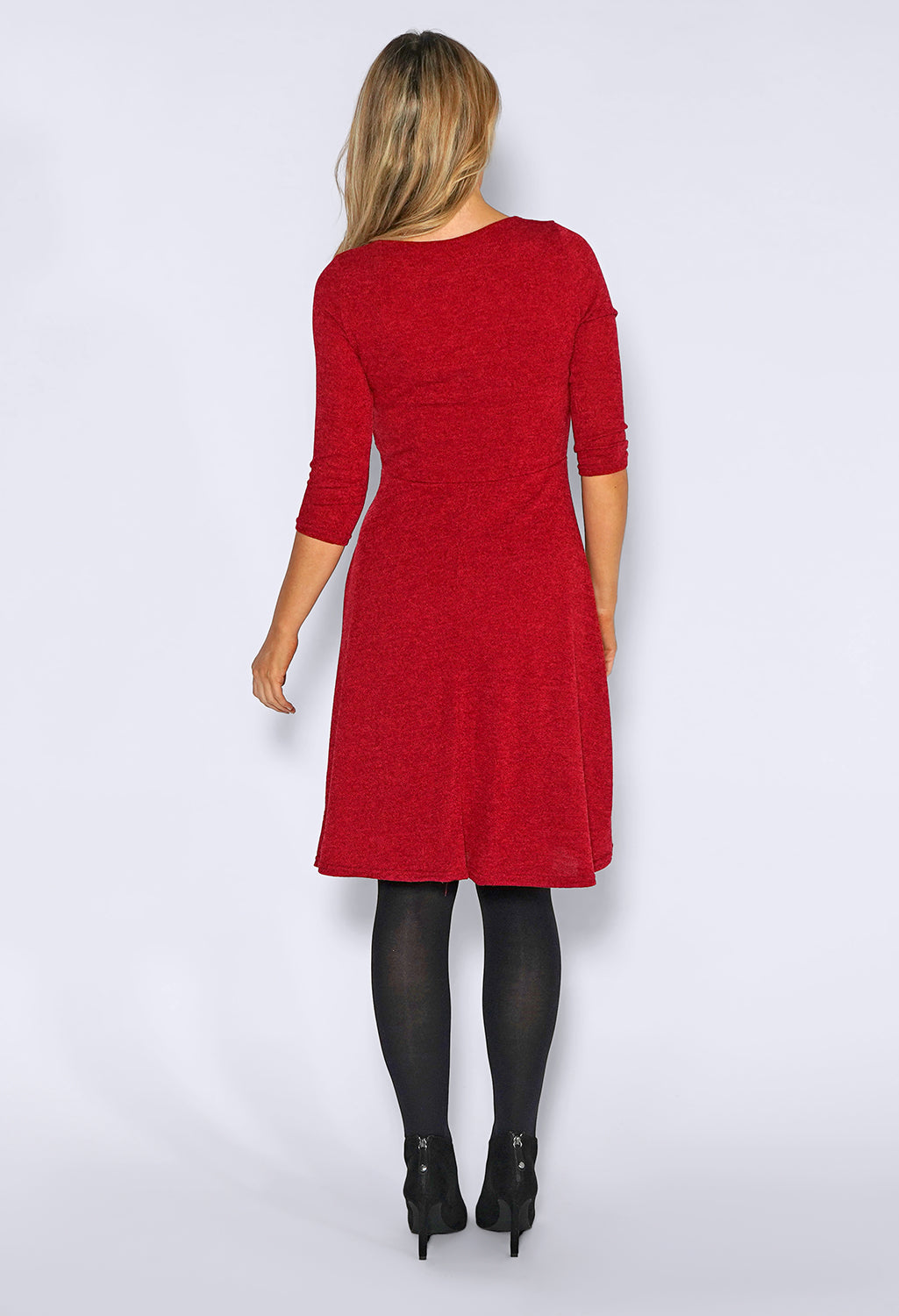 Red Knit Dress