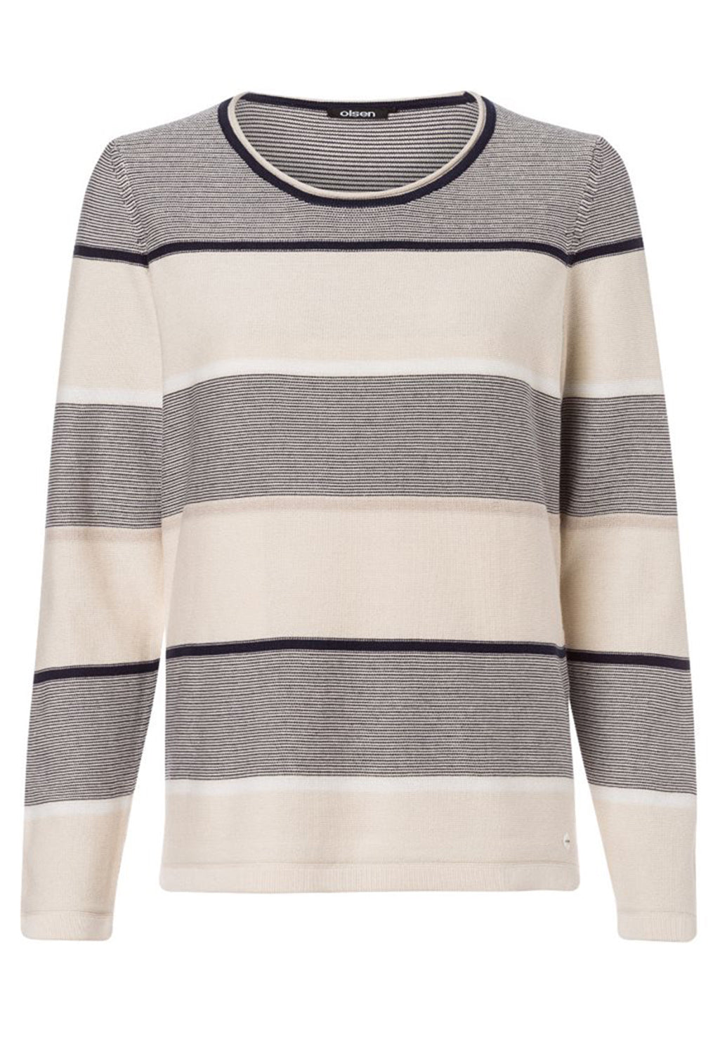 Round Neck Stripped Jumper