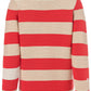 Pumpkin Broken Stripe Sweater