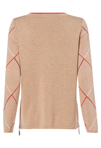 Diamond Stripe Pullover