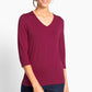 Purple V-Neck T-Shirt