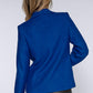 Royal Blue Boiled Wool Jacket