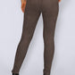 Zapara Brown Suede Leggings