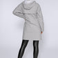 Silver Hooded Rain Coat