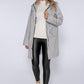 Silver Hooded Rain Coat