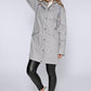 Silver Hooded Rain Coat