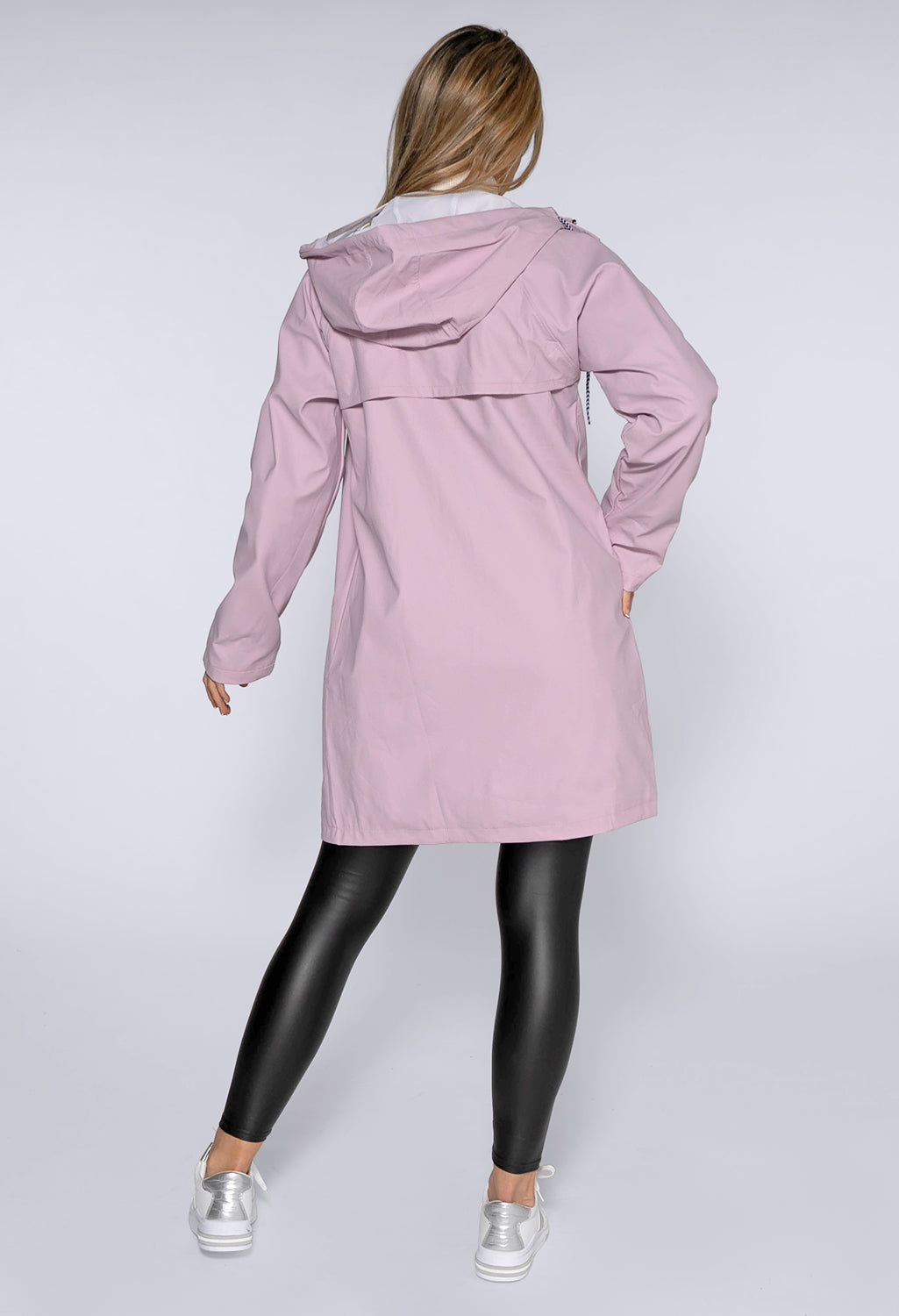 Lilac Hooded Rain Coat