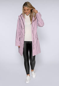 Lilac Hooded Rain Coat