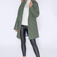 Khaki Hooded Rain Coat