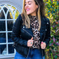 Black Faux Leather Jacket