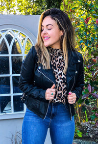 Black Faux Leather Jacket