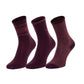 3-Pack Woman's Sock Gift Box - Wine