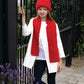 Kids Red Hat and Scarf Set