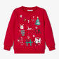 Jester Red Kids Knit Christmas Jumper