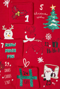 Jester Red Kids Knit Christmas Jumper